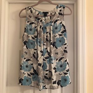 L Ann Taylor Factory Floral Blouse